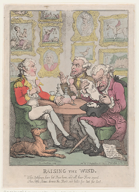 Thomas Rowlandson, Raising the Wind