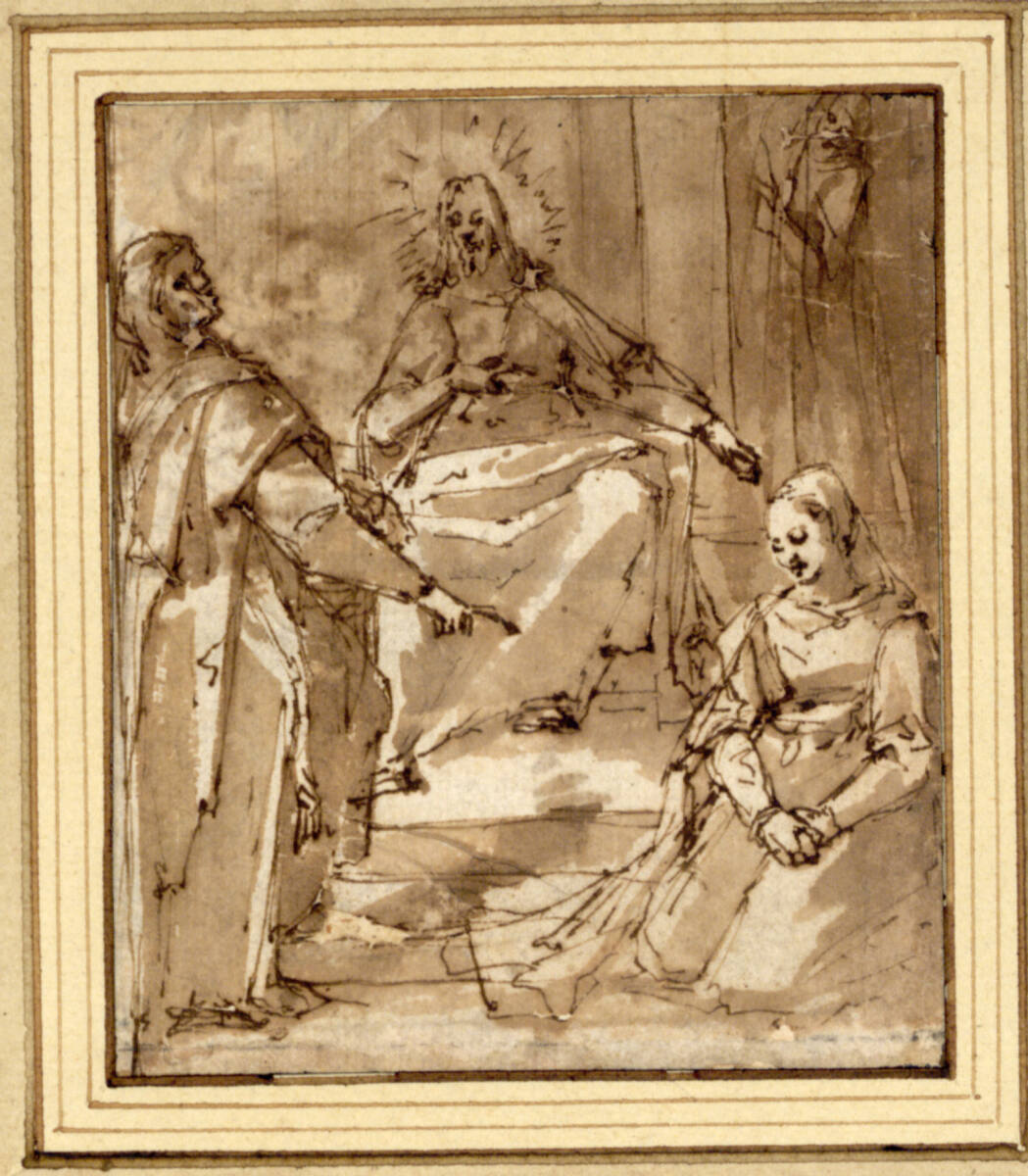 Anonym, Christus im Hause von Maria und Martha