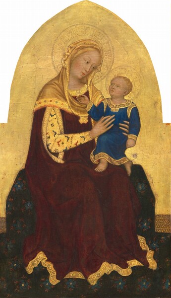 Gentile da Fabriano, Madonna and Child Enthroned
