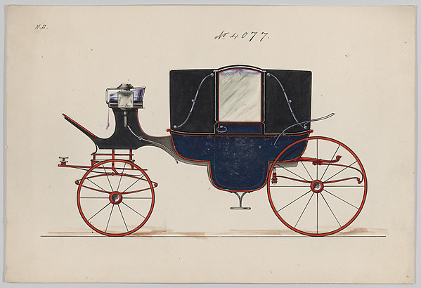 Brewster & Co., Design for Landau, No. 4077