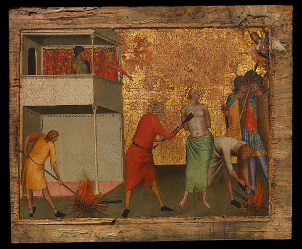Bernardo Daddi, Saint Reparata Tortured with Red-Hot Irons