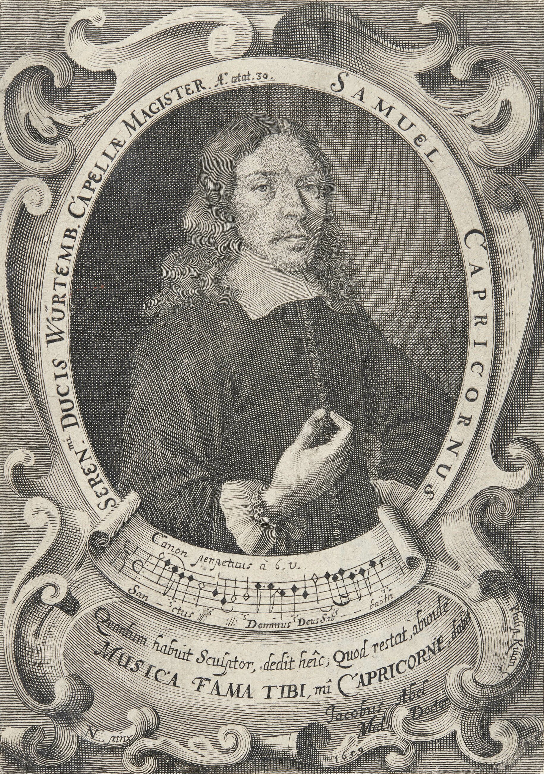 Philipp Kilian, Bildnis Samuel Capricornus