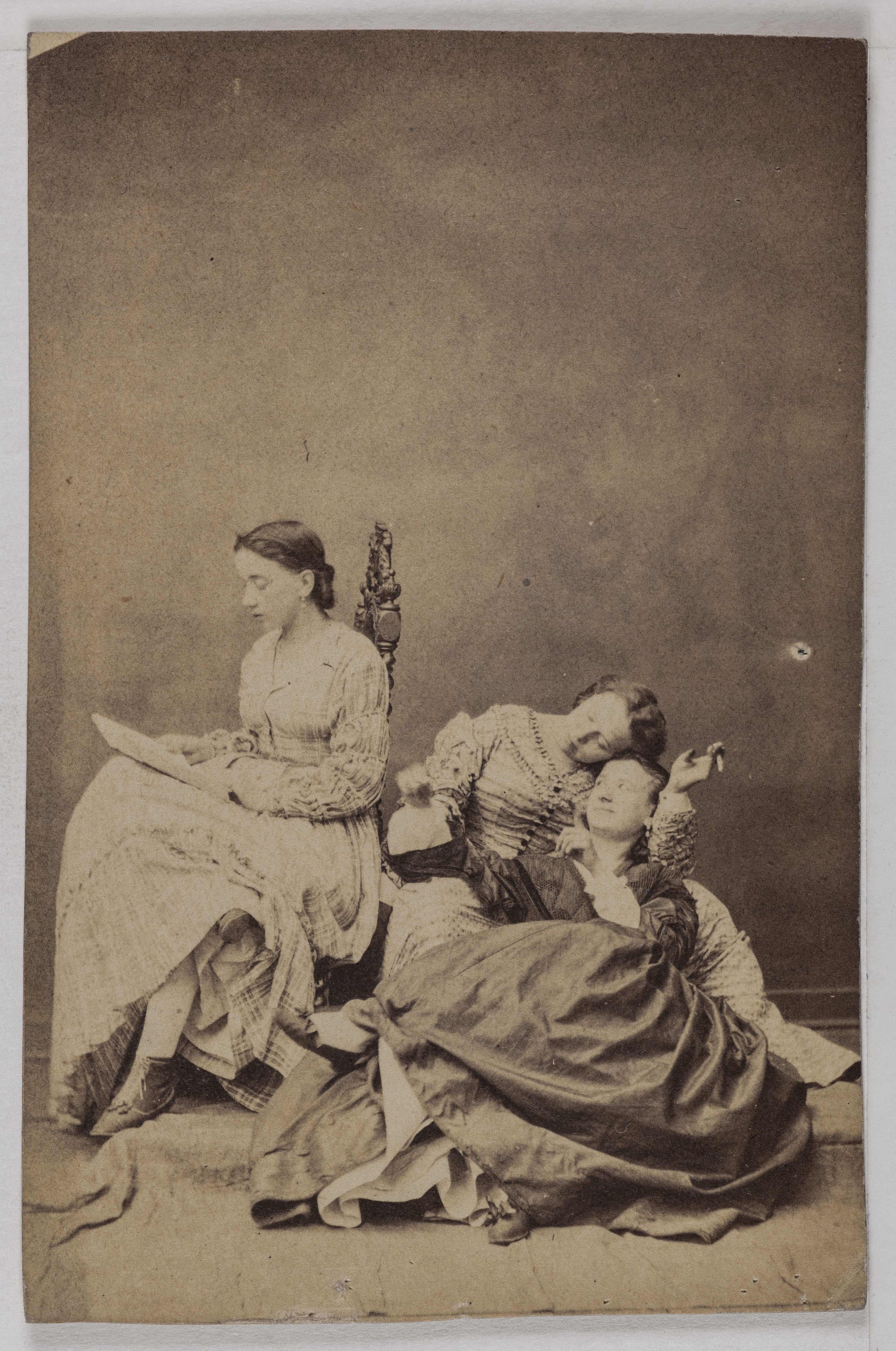 Anonyme, Portrait de Malakoff Eugénie, Risette et H. Zouzon, (actrices)