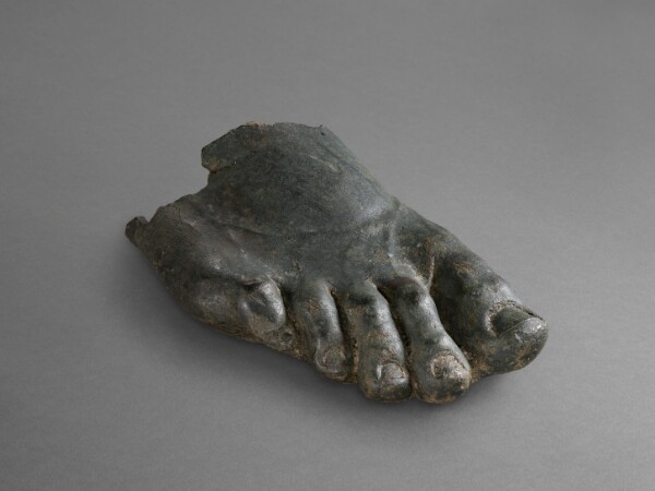 Unknown, Sculpture Fragment: Right Foot from a Male Statue
