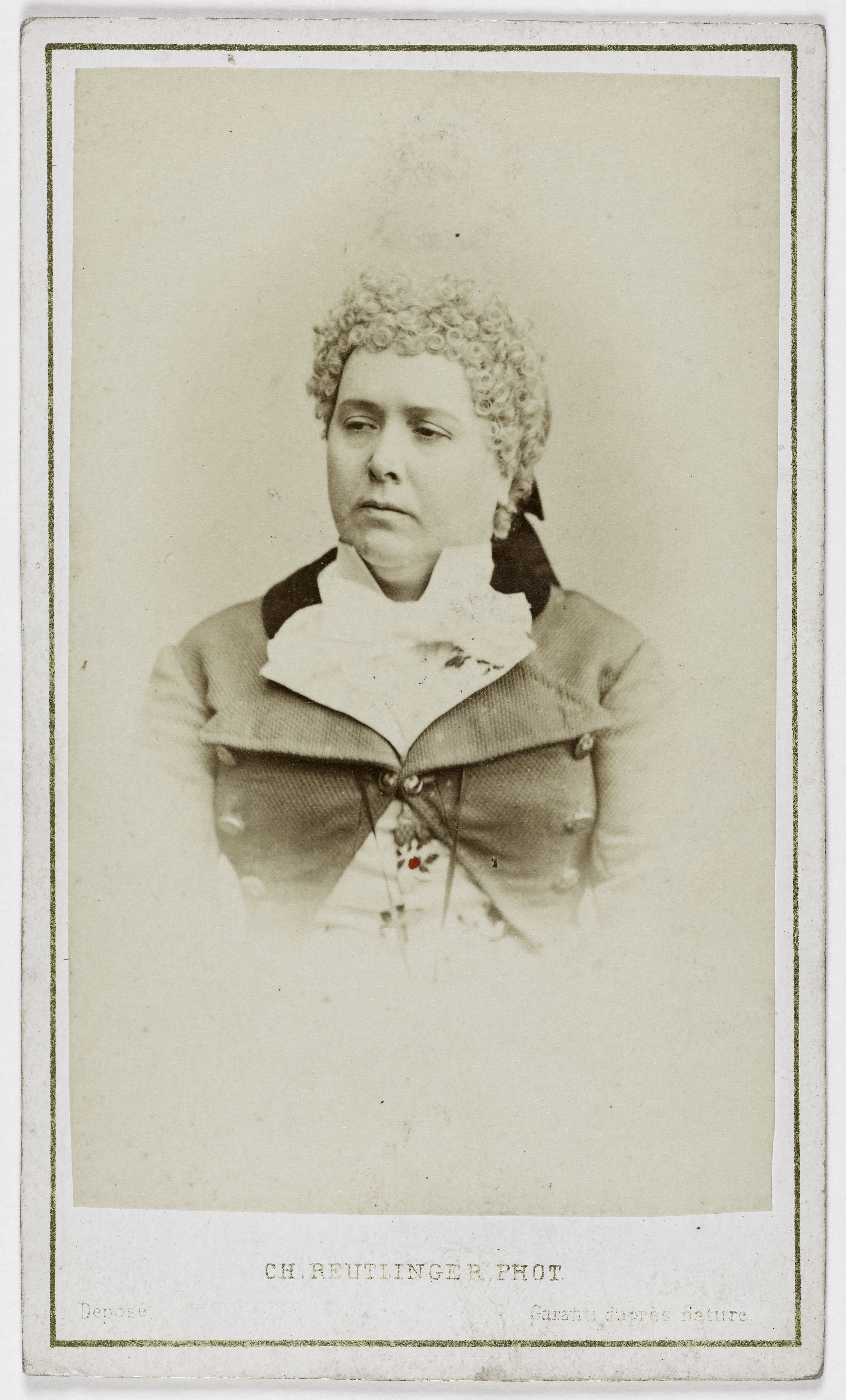 Charles Reutlinger, Portrait d'Aline Duval (1824-1903) (actrice, rôles de grisette)
