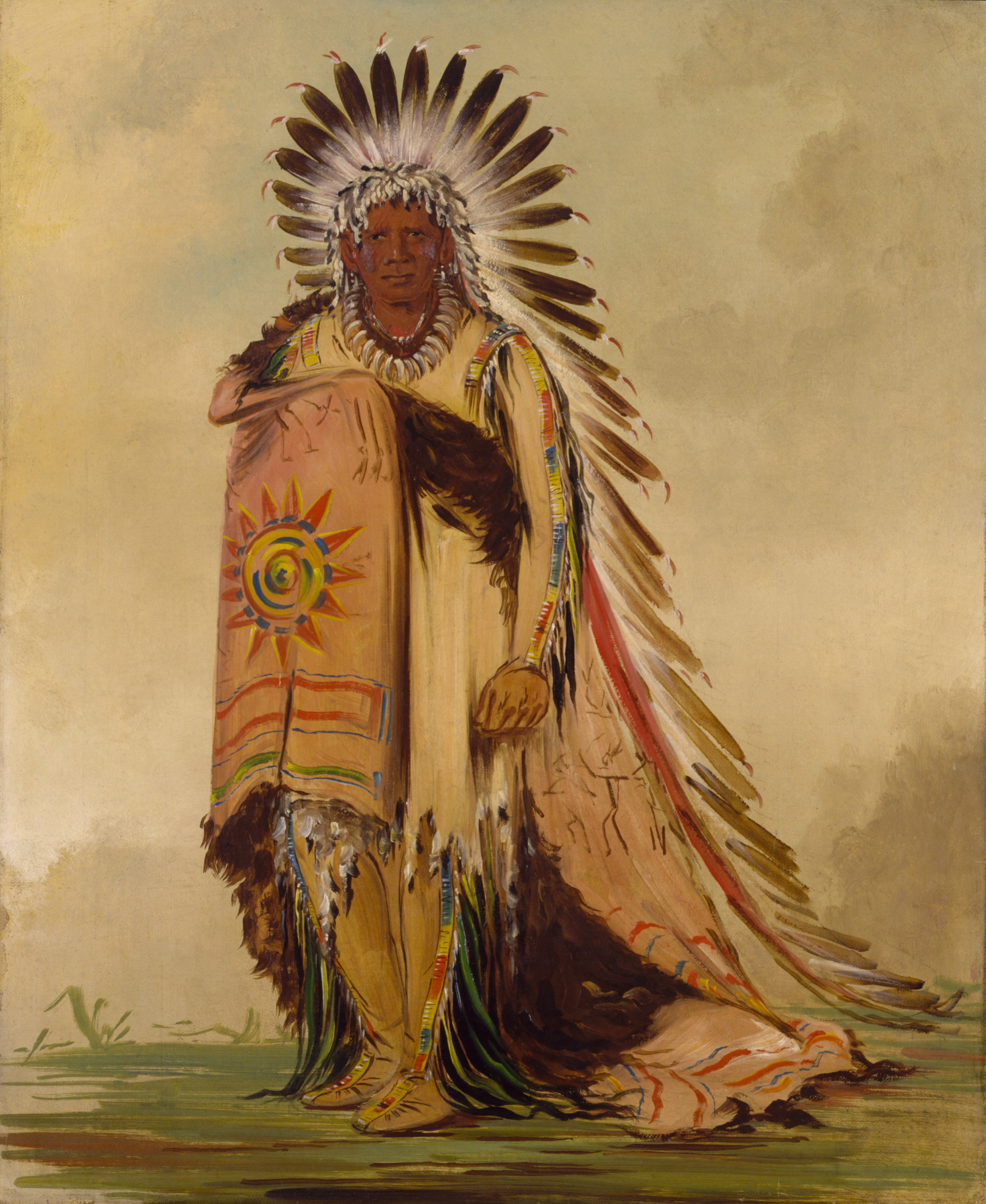 George Catlin, Wán-ee-ton, Chief of the Tribe