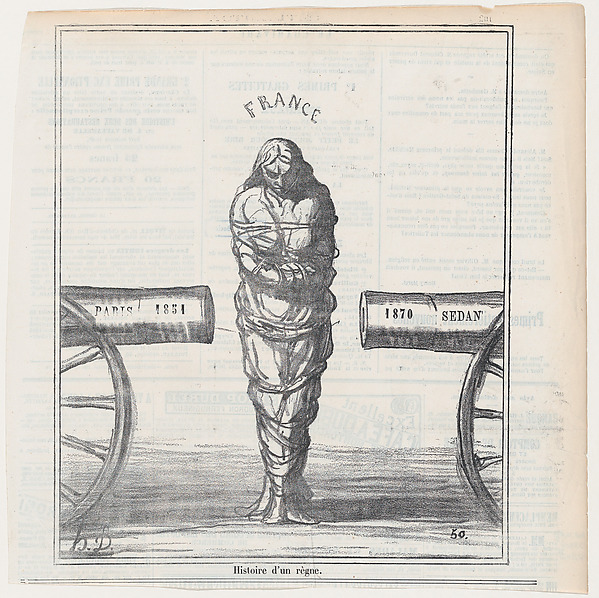 Honoré Daumier, History of a reign, from "News of the day"