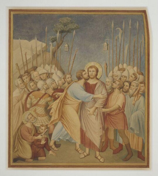 Unknown, Copy after the painting The Betrayal of Christ  attributed to Jacobo Torriti in the Upper Church, San  Francesco, Assisi.