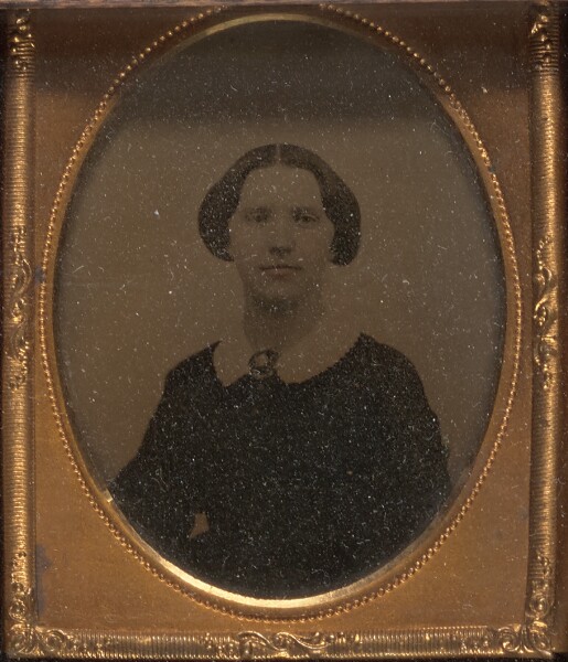 Unknown, [Young woman seated]