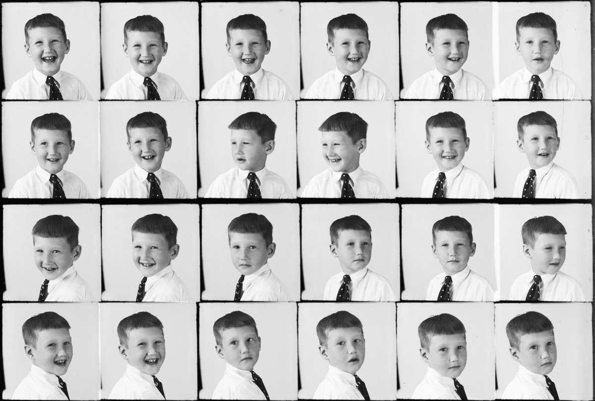 Skötsner-Edhlund, Ateljé Portrait - Boy, Östhammar, Uppland 1936
