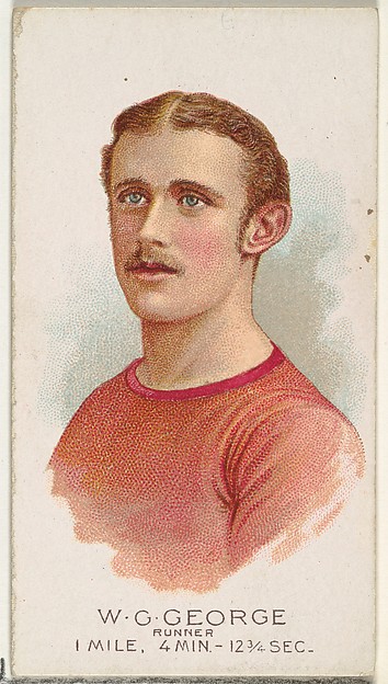 Allen & Ginter, W.G. George, Runner, from World's Champions, Series 2 (N29) for Allen & Ginter Cigarettes