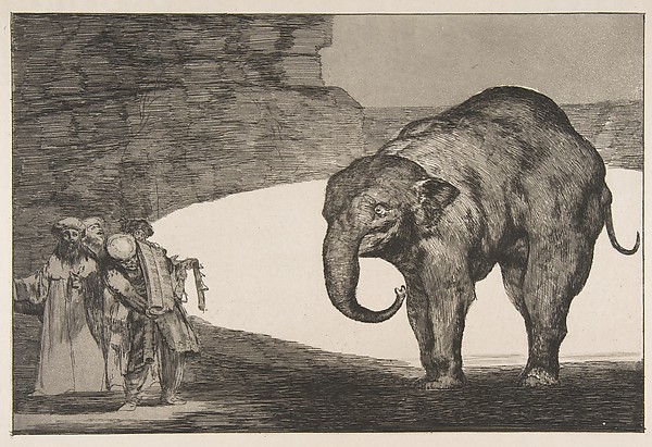 Goya (Francisco de Goya y Lucientes), 'Animal Folly' from the 'Disparates' (Follies / Irrationalities)