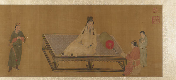 Unidentified artist, Copy of Tang Ming Huang Instructing the Prince