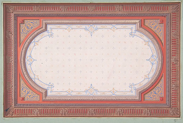 Jules-Edmond-Charles Lachaise, Design for a ceiling