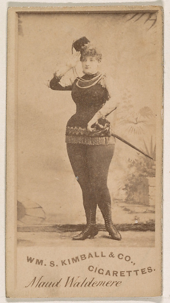 William S. Kimball & Company, Maud Waldemere, from the Actresses series (N203) issued by Wm. S. Kimball & Co.
