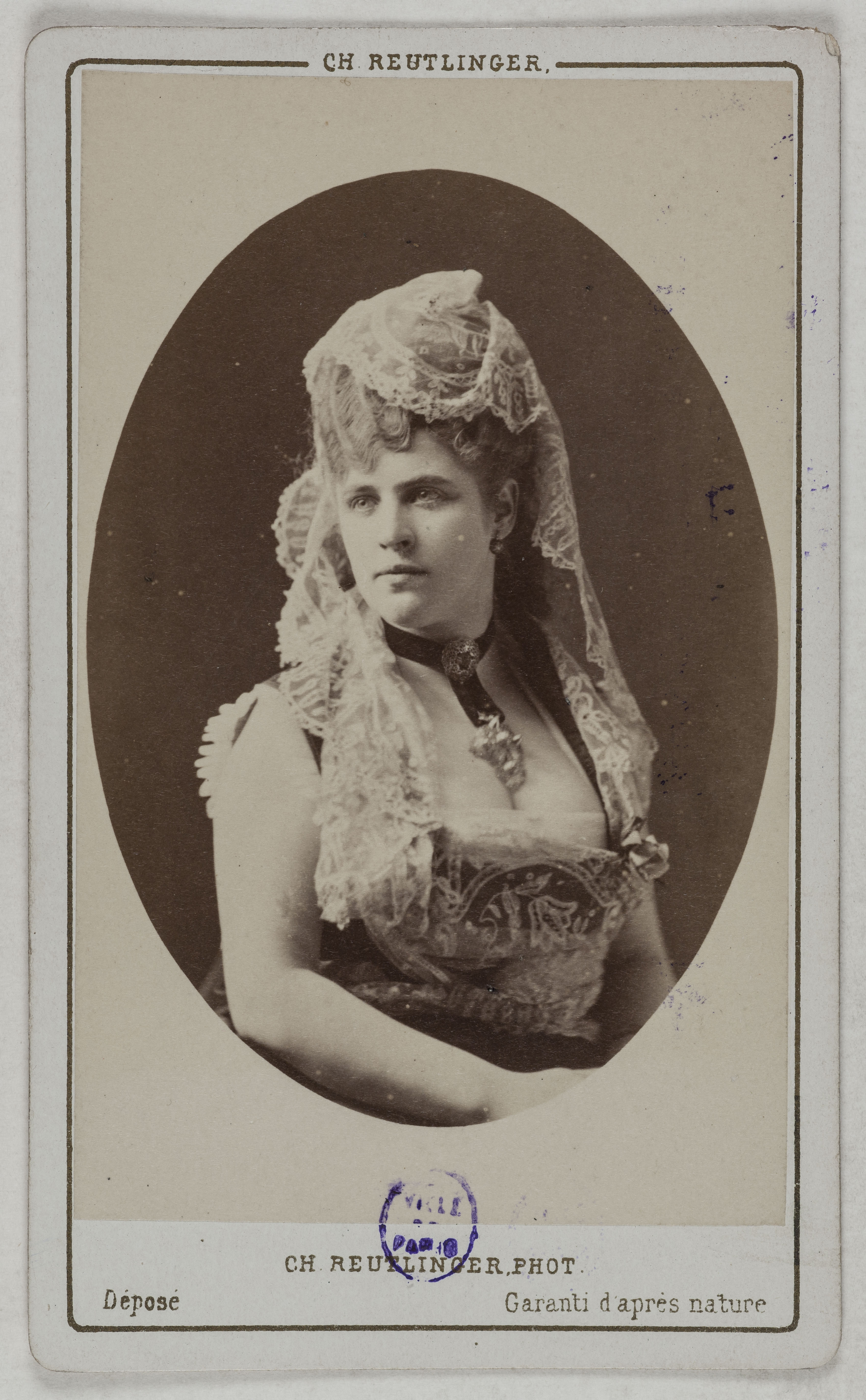 Charles Reutlinger, Portrait de Diaz, (actrice)
