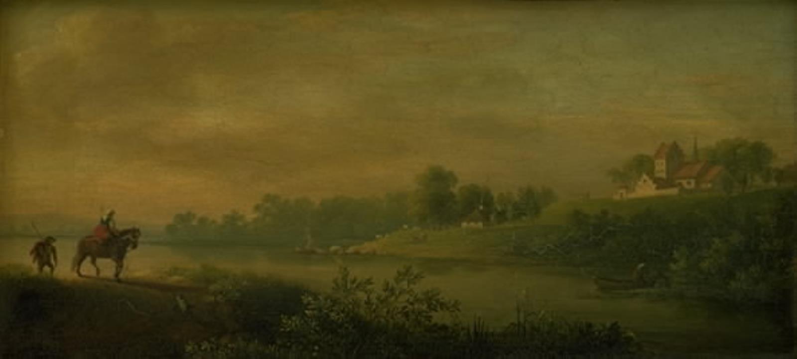 Jens Juel, Et vadested ved foden af en kirke