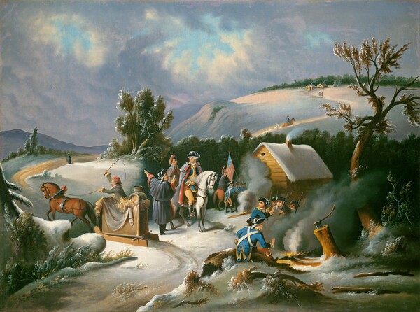 American 19th Century, Washington at Valley Forge