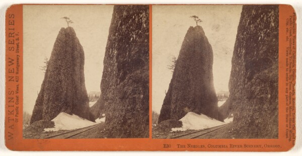 Carleton Watkins, The Needles, Columbia River Scenery, Oregon.