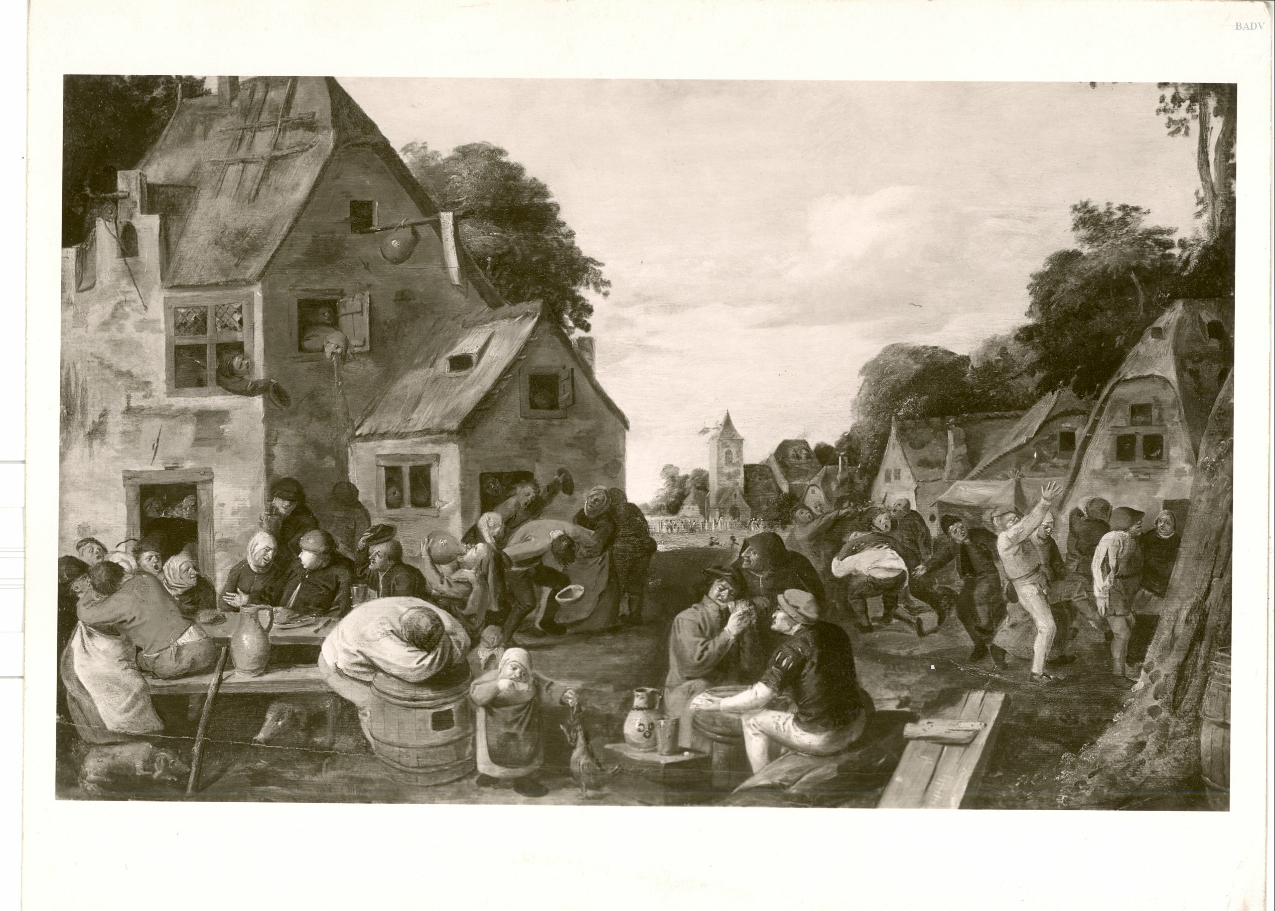 Adriaen Brouwer, Village-Kirmes