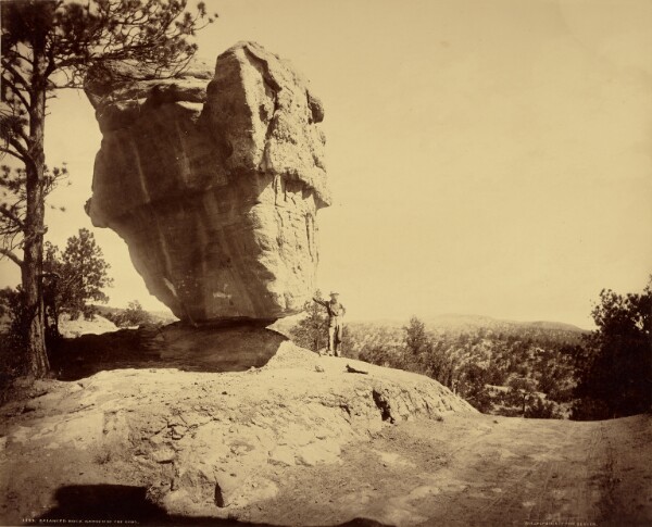 William Henry Jackson, Balanced Rock, Garden of the Gods, Colorado