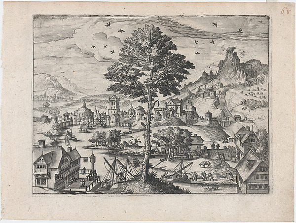Lucas Gassel, Mountain Landscape