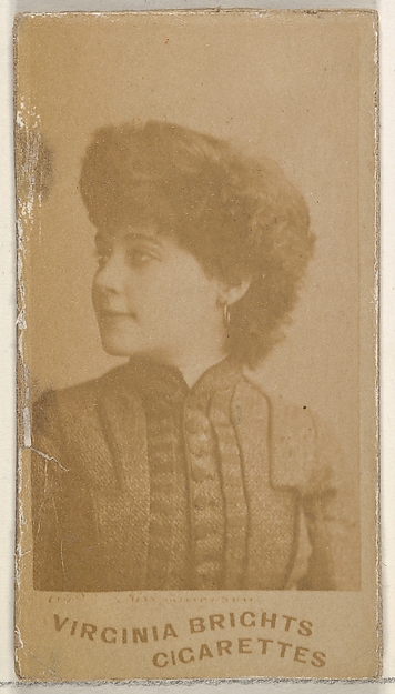 Allen & Ginter, From the Actors and Actresses series (N45, Type 5) for Virginia Brights Cigarettes