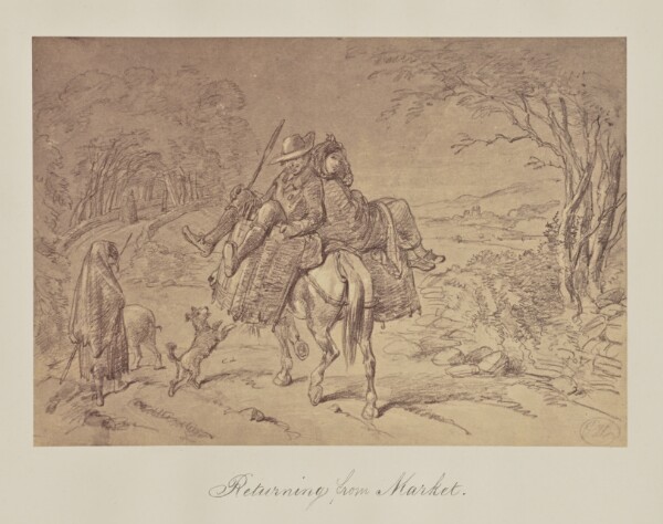 Unknown, Returning from Market.