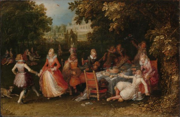 David Vinckboons, The Fête Champêtre