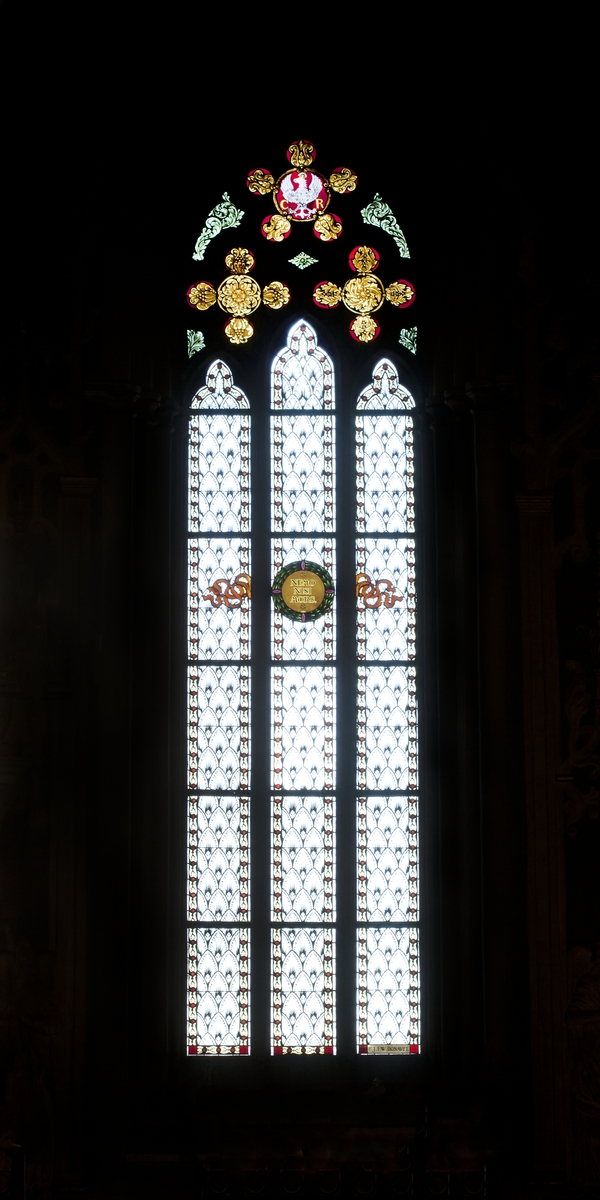 Olle Norling, Glass painting in Jagellonic choir (travé 10), Uppsala Cathedral, Uppsala 2013