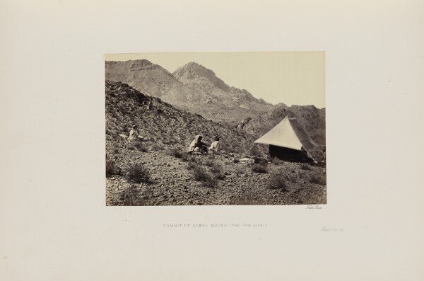 Francis Frith, Summit of Gebel Moosa (The True Sinai)