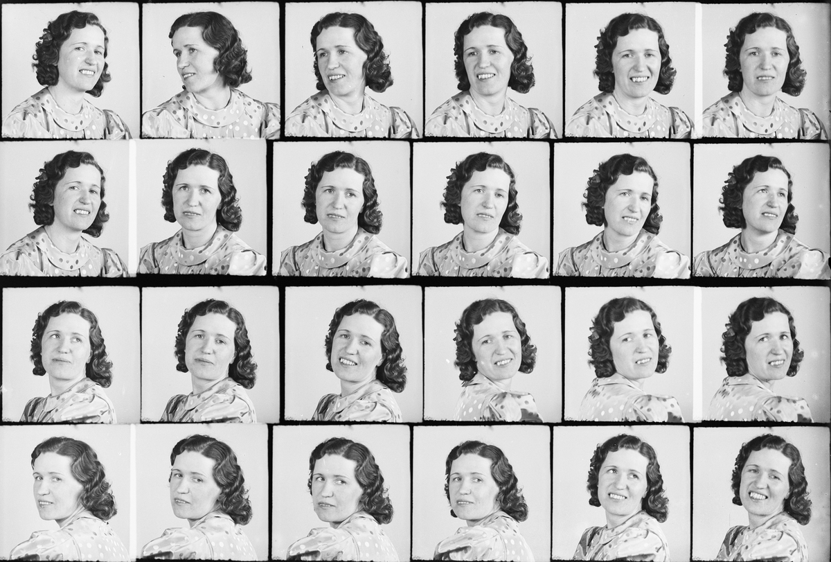 Skötsner-Edhlund, Ateljé Portrait - Woman, Östhammar, Uppland