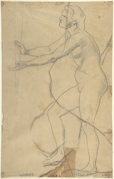 Henri Lehmann, The Figure of Sarah, Bride of Tobias
