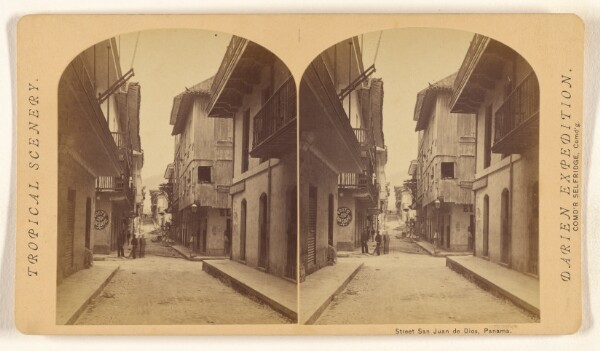 Timothy H. O'Sullivan, Street San Juan de Dios, Panama.
