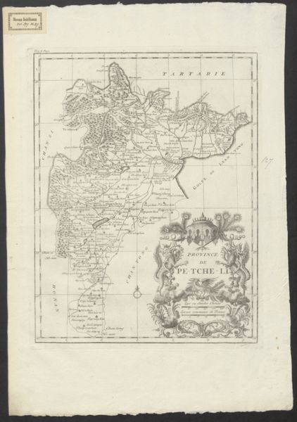 Anville, Jean Baptiste Bourguignon d', (1697-1782) (cartographer), Province de Pe-Tche-Li