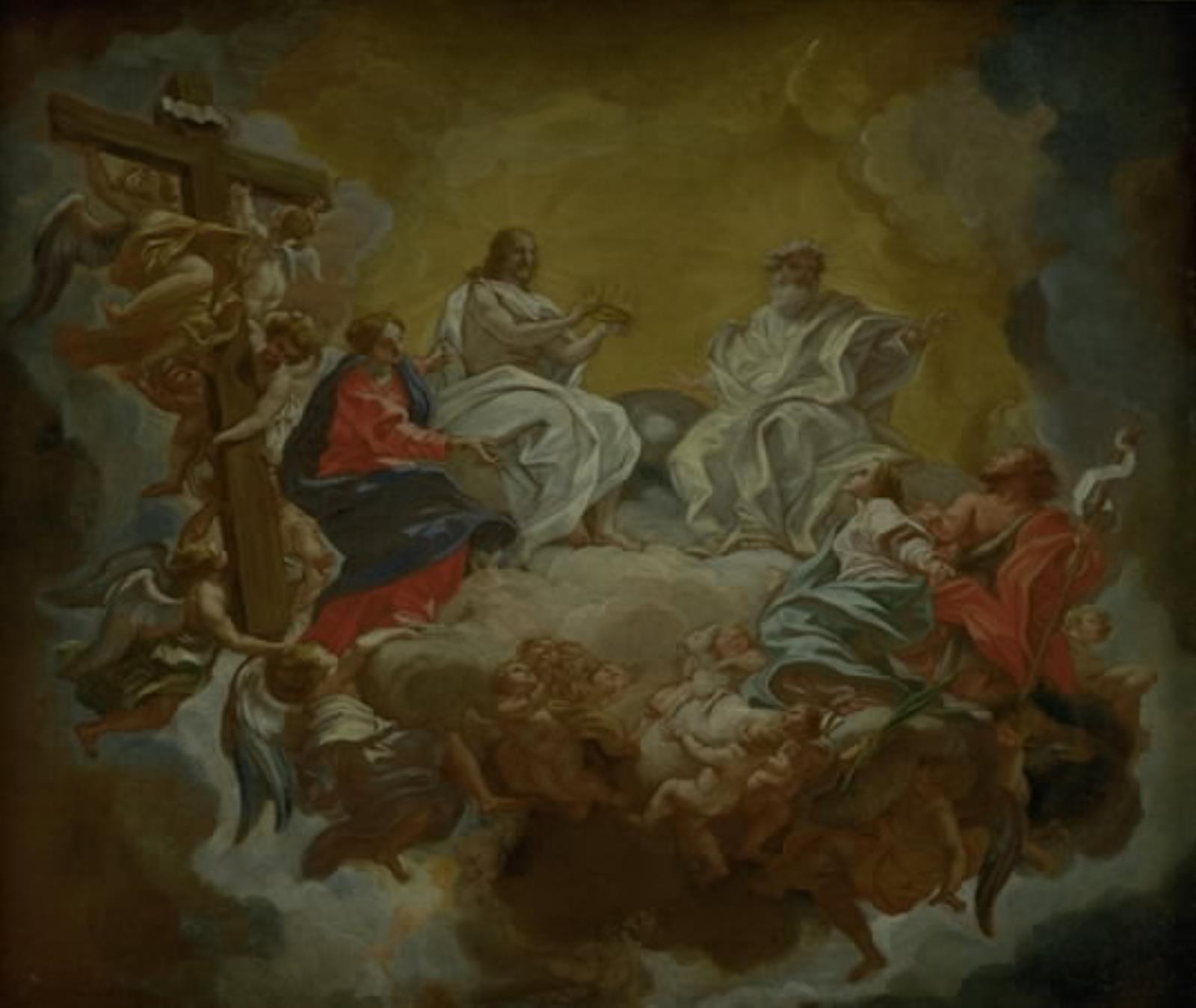 Giovanni Battista Gaulli, Skt. Agnes optagelse i himmelen