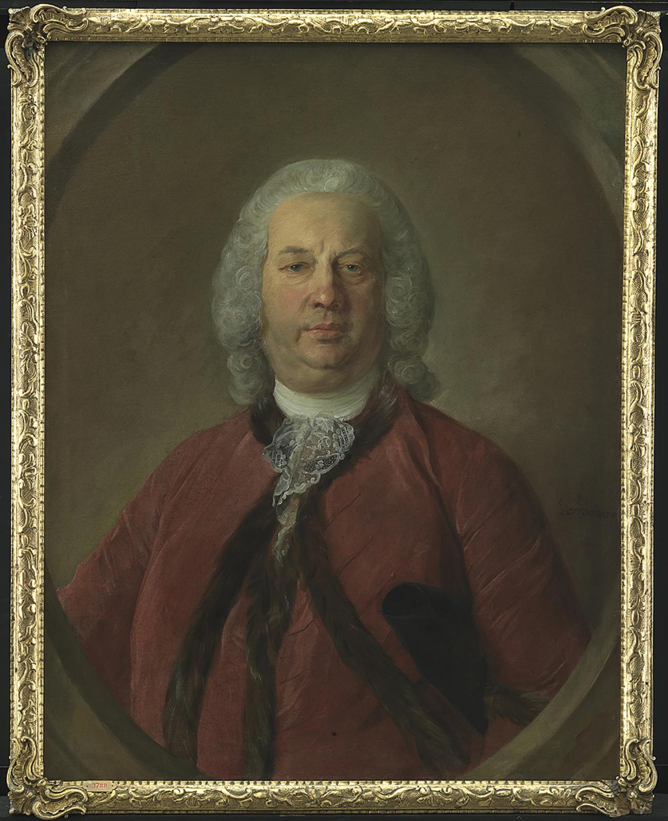 Jean-Baptiste Perronneau, Portræt af Frederik Hansen de Liliendal (1699-1779), dansk konsul i Bordeaux, legatstifter