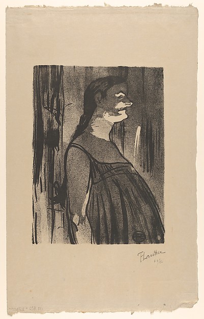 Henri de Toulouse-Lautrec, Madame Abdala (from Le Café Concert)