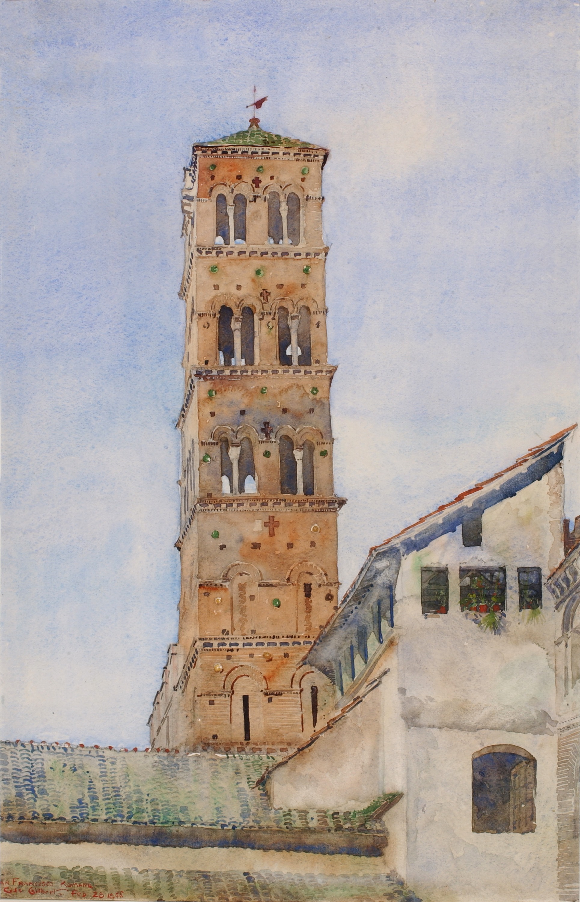 Cass Gilbert, Tower, San Francisco Romano, Rome