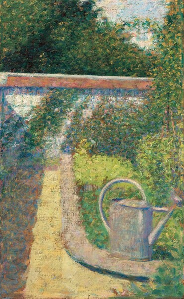 Georges Seurat, The Watering Can - Garden at Le Raincy