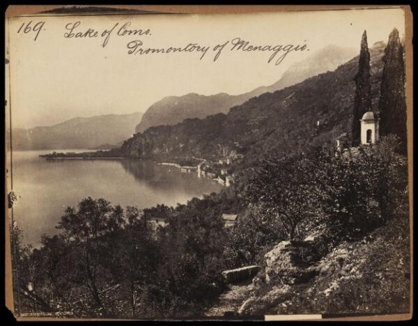 Francis Frith, Lake of Como.  Promontory of Menaggio