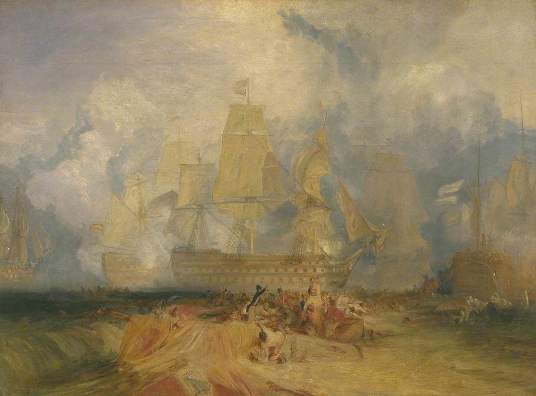 J. M. W. Turner, Second Sketch for ‘The Battle of Trafalgar’