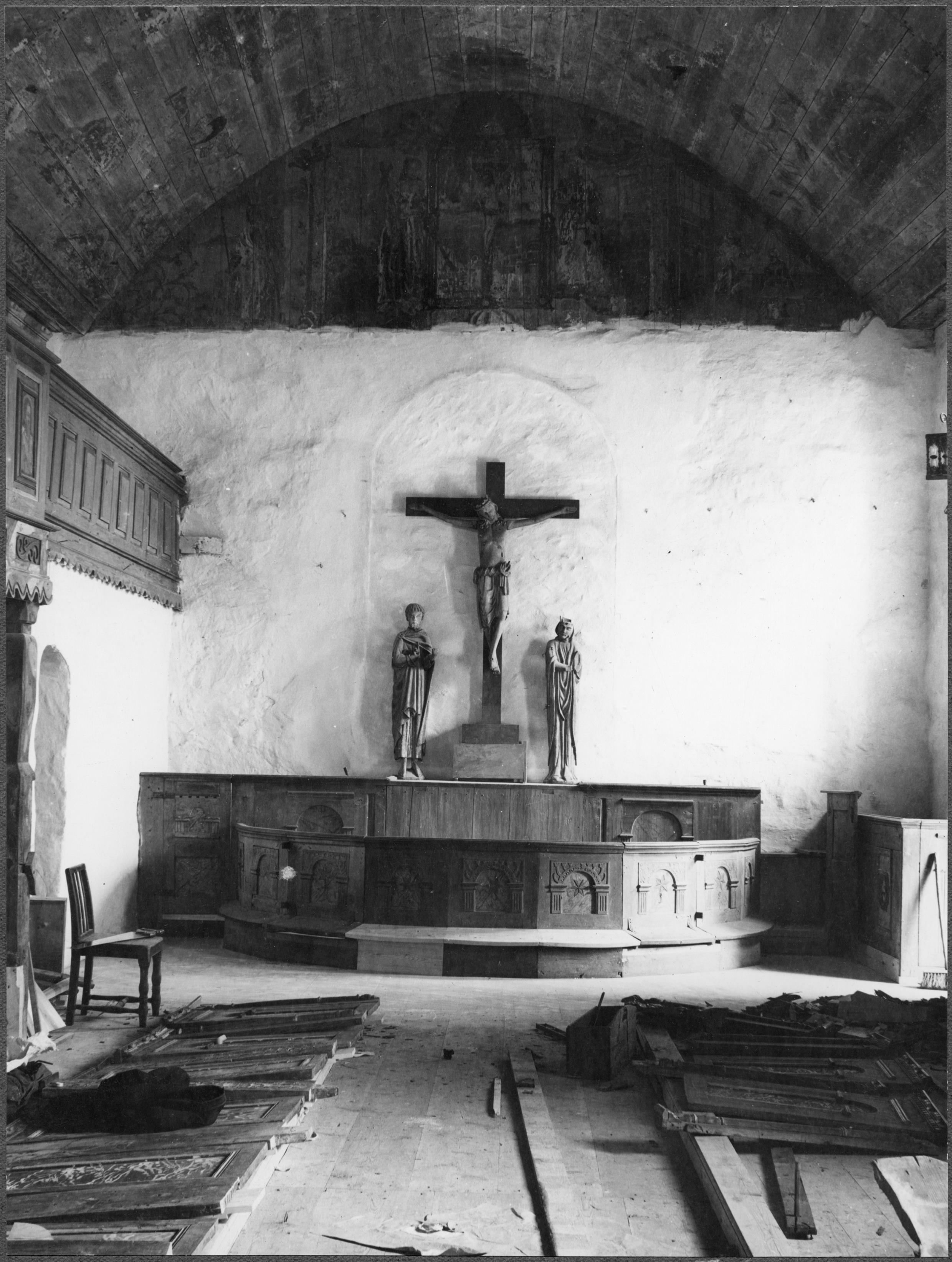Sven Wahlgren, Sjösås gamla kyrka