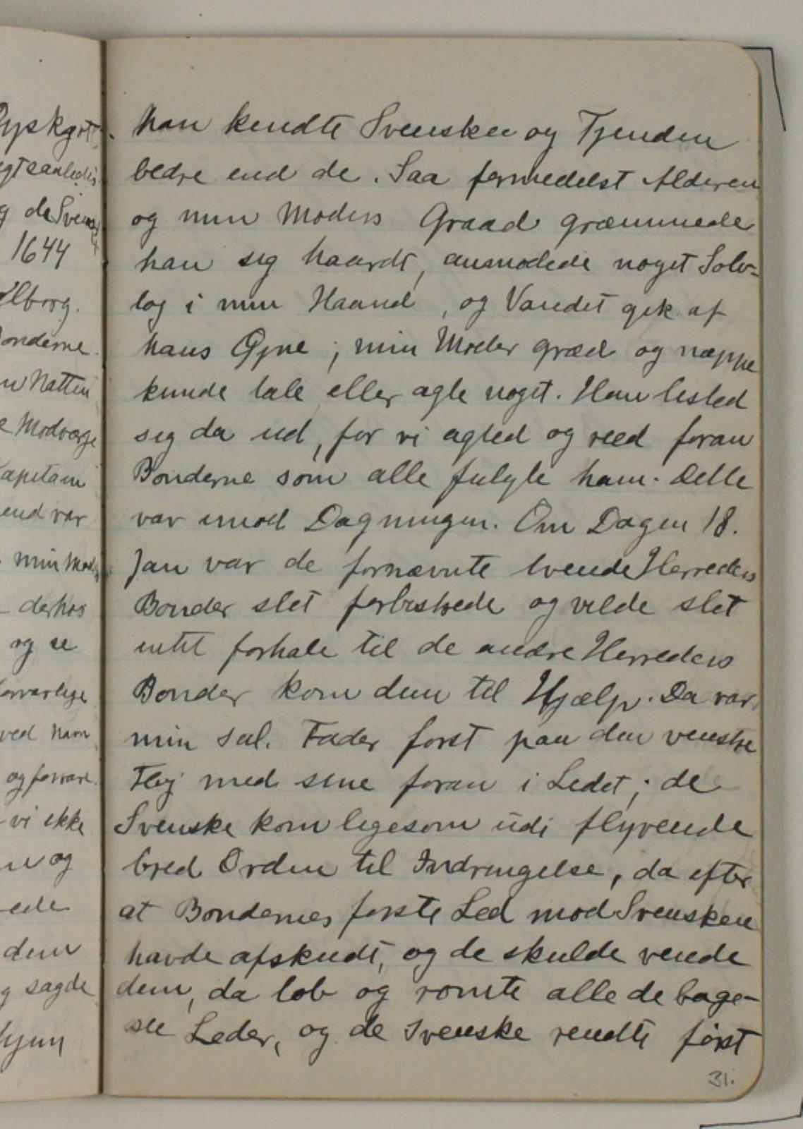 Niels Larsen Stevns, Notater vedrørende Peder Dyrskjøt. beretning om faderens død uddrag af "Borgervennen" 1799