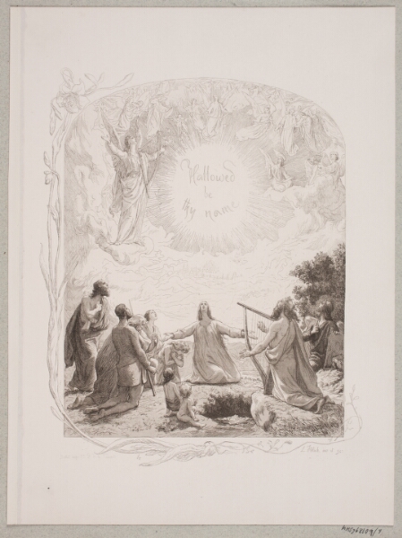 Lorenz Frølich, Illustration til "The Lord's Prayer"