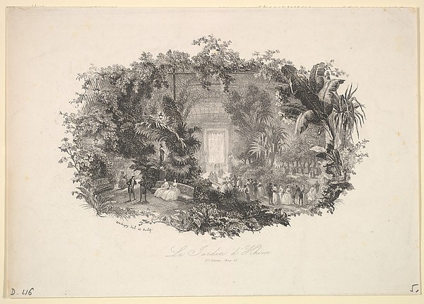 Charles-François Daubigny, The Winter Garden