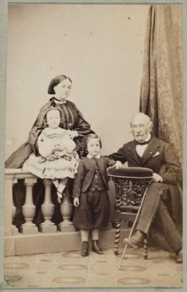 Unknown, Carte-de-visite photographs (32). Four photographs  are dry mounted on each sheet.