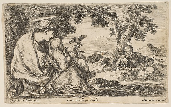 Stefano della Bella, Rest on the Flight into Egypt