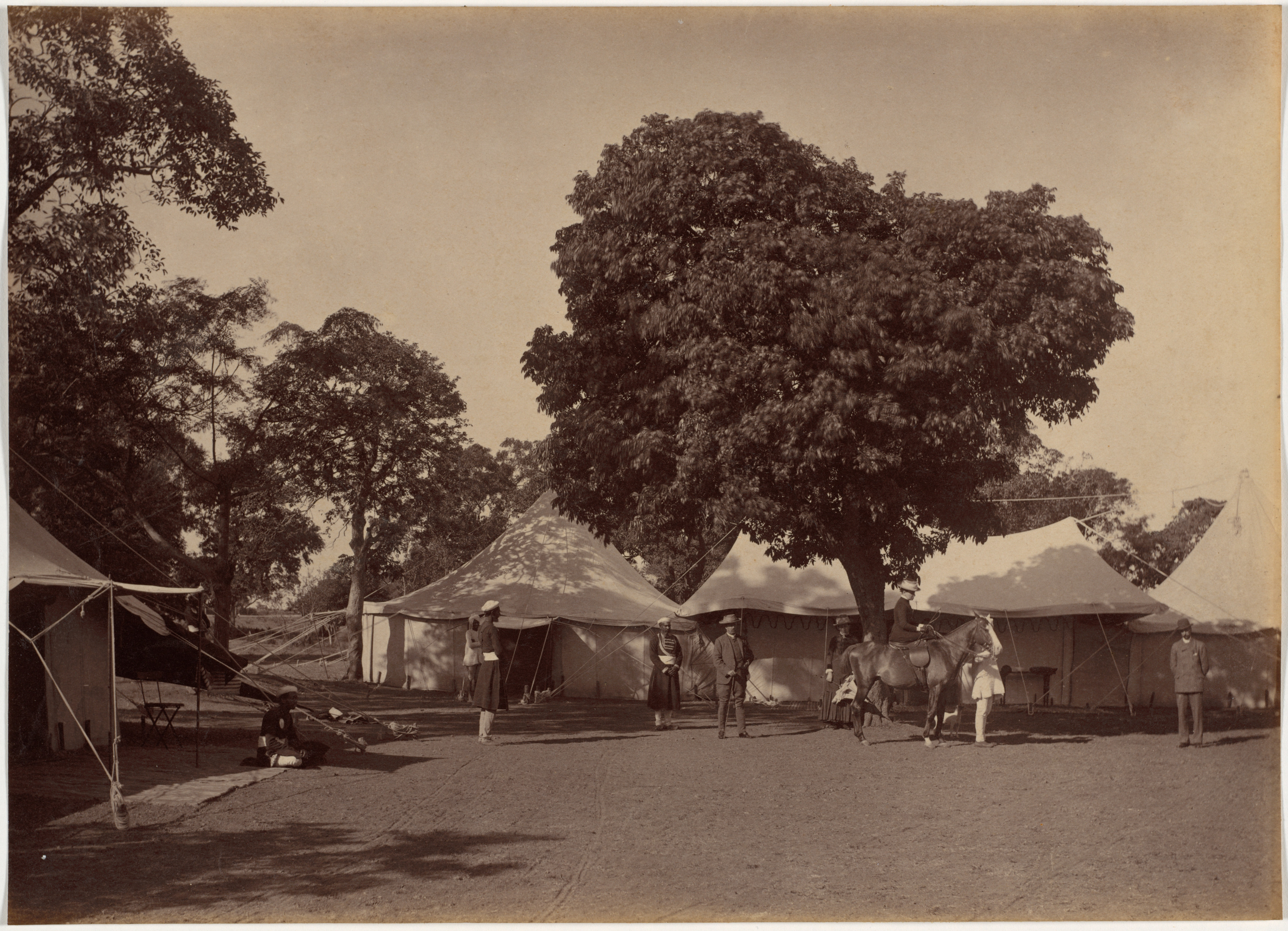 Raja Deen Dayal, Major Martelli's Camp at Mhow