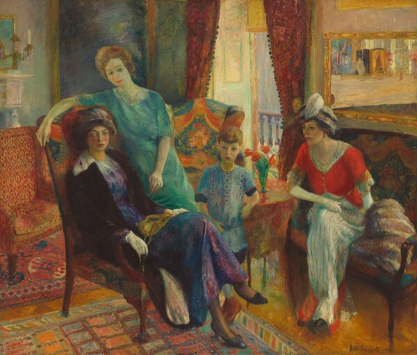 William Glackens, Family Group
